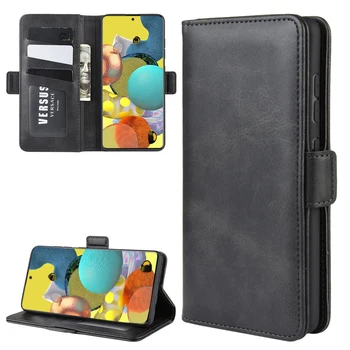 Чехол для Samsung A51 5G кожаный бумажник с откидной крышкой винтажный чехол на магните для телефона Galaxy A51 5G Coque