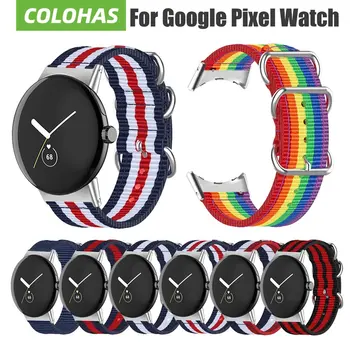 Нейлоновый ремешок для Google Pixel Watch Спортивный ремешок для Pixel Watch Smartwatch браслет Сменный ремешок для часов Аксессуары