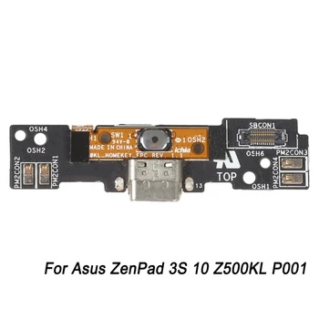Для Asus ZenPad 3S 10 Z500KL P001 Оригинальная плата зарядного порта с обратным кабелем, замена док-станции для зарядки USB