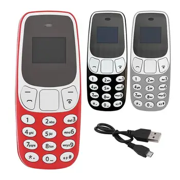 Мобильный телефон для пожилых людей, Миниатюрный мобильный телефон с двумя SIM-картами, Mp3-плеер, Мини-Карманные мобильные телефоны для детей, пожилых людей Для