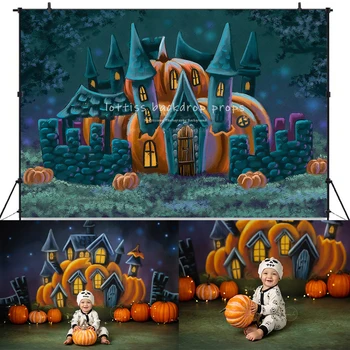 Фоны на Хэллоуин Тыквенные фонарики Декоры Детские фотографии Фоны для вечеринок с тортом на день рождения для взрослых