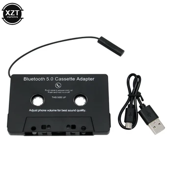 Универсальный Bluetooth-совместимый конвертер 5.0, автомобильный магнитофон, Автомобильный MP3 / SBC / стерео аудиокассетный плеер, адаптер AUX