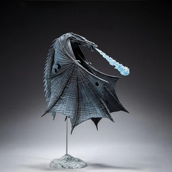 В наличии Hot Frost Wyrm Viserion Black Dragon Подвижная фигурка Модель Игрушки Декор стола Подарок для друзей Коллекционируйте подарки