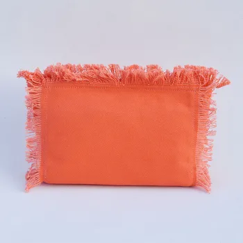 Летняя новая модная дизайнерская сумка-клатч для вечеринок, защита окружающей среды, пляжная сумка из чистого хлопка, дорожная косметичка