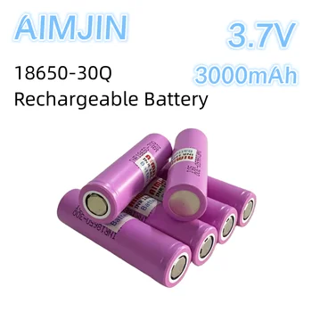 INR18650-30Q литий-ионная аккумуляторная батарея 3,7 В 3000 мАч для фонариков с дистанционным управлением замена батареи в прочном