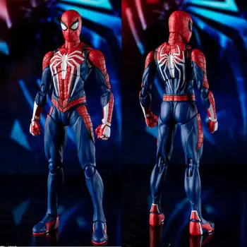 Обновленный костюм Человека-паука для PS4 Game Edition, фигурка Человека-паука, коллекционная модель, игрушка, ручная кукла, настольные украшения, подарок