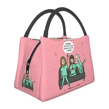 Enfermera En Apuros, Медицинская сумка для ланча с изоляцией для здоровья, для женщин, портативный термоохладитель, ланч-бокс для пикника и путешествий