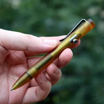 1 Шт. ультемная ручка-болт с титановым карманным зажимом для отжима ручки Короткая версия