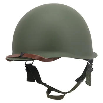 Классический Двухслойный Стальной шлем M1 времен Второй мировой войны Против Беспорядков, Тактический Шлем, Защита От Беспорядков, Разгрома, Укуса и головы