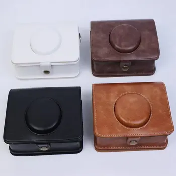 Сумка для фотокамеры Подходит для Fuji Instax Mini Evo Сумка для фотокамеры Mini Evo защитный кожаный чехол Evo Shell коричнево-черная сумка для фотокамеры
