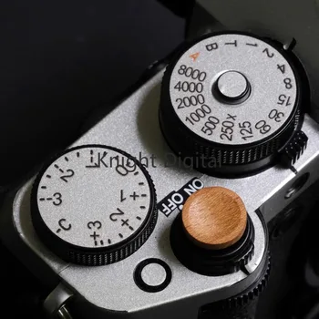 Кнопка спуска затвора из черного дерева ручной работы, вогнутая и выпуклая кнопка спуска затвора из массива дерева Fuji XPRO3 XT5 X100V XT30 XE Leica M9 M10 M240