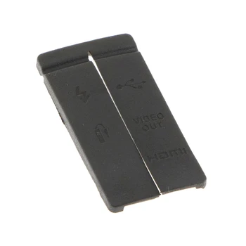 Длительный срок службы USB HDMI AV Видеовыход микрофон Резиновая крышка двери Замена Запасной части для камеры Canon 50D Black