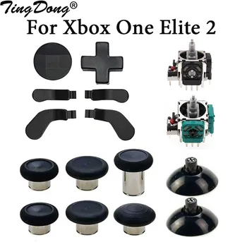 Оригинальные аналоговые кнопки для геймпада Xbox Elite Series 2, ручки для больших пальцев, инструмент регулировки ручек D-Pad, кнопки запуска