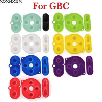 3 комплекта Резиновых Проводящих Кнопок A-B D-Pad для Nintend GameBoy Color GBC Shell Корпус Силиконовая Клавиатура Start Select