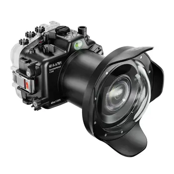 CANMEELUX Водонепроницаемый корпус для дайвинга 40 м/130 футов Подходит для Sony A7RV A7R5 с объективом 16-35 мм f4.0,16-35 мм f2.8,28-70 мм F3.5-5.6