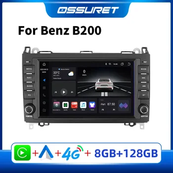 Carplay 2Din Android Автомобильный Радиоприемник GPS для Mercedes Benz B200 Sprinter W906 W639 AB Class W169 2004-2012 W245 Viano Vito Аудио WIFI