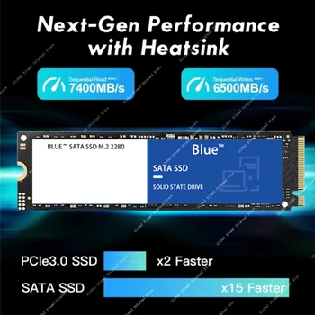 новый 8 ТБ SATA Оригинальный 990PRO 4 ТБ 2 ТБ 1 ТБ SSD Внутренний Твердотельный диск M2 2280 PCIe Gen4.0 X 4 NVMe для PlayStation 5/PS5/Ноутбука