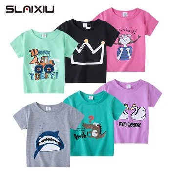 Детская футболка для девочек, детские летние футболки с короткими рукавами, одежда для девочек, футболка с изображением кота Рабита и бабочки, топы для малышей