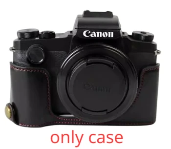 Защитные Сумки Для Камеры Портативный Чехол Для Камеры Из Искусственной Кожи Для Canon G7X Mark II III G7X2 G7X3 Аксессуары Для Фотосъемки