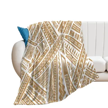 Домашнее меховое одеяло, диван-кровать, художественное одеяло, теплое и легкое одеяло Four Seasons с индивидуальным рисунком в стиле полинезийского искусства