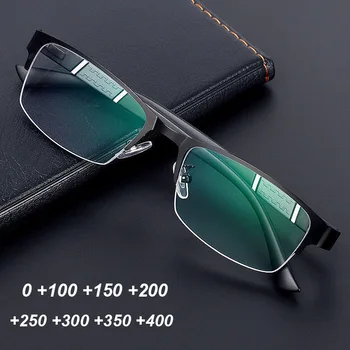 Очки для близоруких в готовой оправе для деловых женщин и мужчин, Роскошные очки для чтения, оптические Дальнозоркие очки с диоптриями