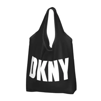 Модные многоразовые сумки для покупок DKNYs, складная Эко-сумка емкостью 50 фунтов, экологически чистый Рипстоп