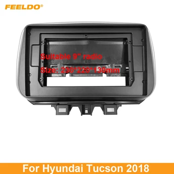 FEELDO Автомобильный Стерео 9”/10,1” Адаптер Для Лицевой Панели С Большим Экраном Для Hyundai Tucson 2Din Dash Audio Fitting Panel Frame Kit
