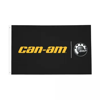 Can Am BRP Moto Racing Canam Flag Прочный Баннер для помещений и улицы из полиэстера Декор стен в домашней комнате общежития