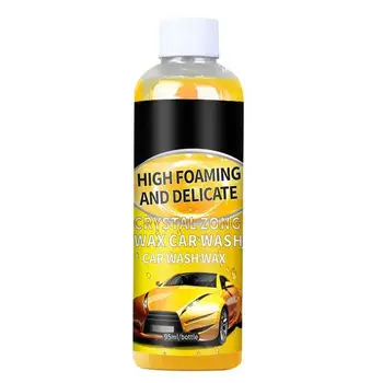 Пенящийся шампунь для мытья автомобилей 3,2 унции Пенообразной жидкости для полировки автомобилей Высокой концентрации С безопасной и нейтральной формулой Автомобильный шампунь для автомобильных шин