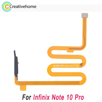 Для Infinix Note 10 Pro Оригинальная Запасная Часть Гибкого кабеля Датчика Отпечатков пальцев