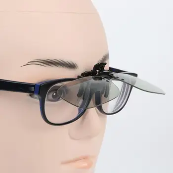 1-5 шт. 3D-очки в подвесной оправе, очки для близорукости, Стереоклип на объемной клипсе, Пассивные круглые очки для кино