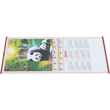 Календарь Ежемесячный Настенный календарь В китайском стиле Подвесной календарь Год Дракона Подвесное украшение календаря