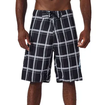 Летние пляжные брюки большого размера с принтом в европейском и американском стиле, мужские повседневные быстросохнущие короткие брюки большого размера, повседневные брюки-бермуды
