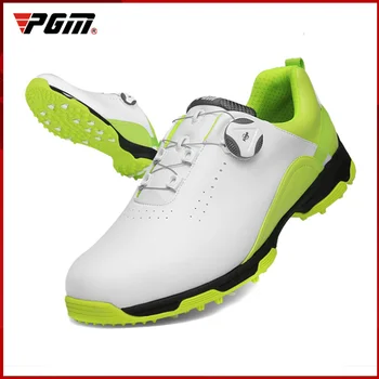 Бренд PGM Водонепроницаемая обувь для гольфа, мужские удобные кроссовки для гольфа, спортивная обувь без шипов, спортивная обувь для игры в гольф на открытом воздухе