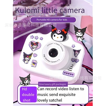 Детская камера Sanrio Видеомагнитофон Игровая Приставка Mp3 Hd Может быть Подключена к Мобильному телефону Hello Kitty Kuromi Детский Подарок