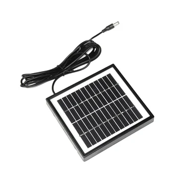 Солнечная панель 12 В 2 Вт Солнечная садовая световая панель DIY Запчасти DC порт Солнечная панель аккумуляторный модуль для зарядного устройства