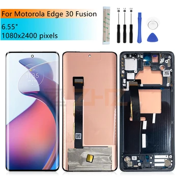Для Motorola Moto Edge 30 Fusion ЖК-дисплей Сенсорный экран дигитайзер в сборе для Moto S 30 Pro Запасные части для экрана дисплея