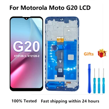 100% Тест Для Motorola Moto G20 ЖК-экран Сенсорный Дигитайзер В Сборе Для Moto G20 LCDXT2128-2 XT2128-1 Дисплей