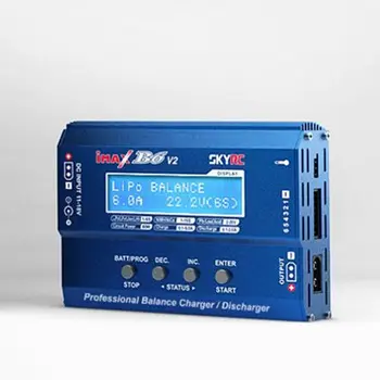 НОВЫЙ SKYRC iMAX B6 V2 60 Вт 6A Lipo Аккумулятор Баланс Зарядное устройство разрядник с ЖК-дисплеем для любителей радиоуправления