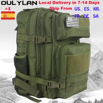 Рюкзак 25Л 45Л Военно-тактический Рюкзак для тренировок на открытом воздухе, Походный рюкзак для кемпинга, Армейский 3D Треккинг Molle