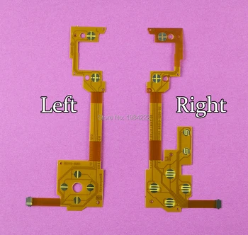 Левая + правая плата из токопроводящей пленки, кнопка, ленточный кабель для контроллера WII U Pad