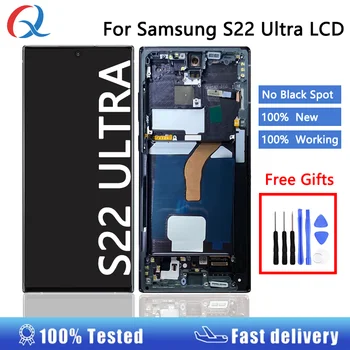 Новый ЖК-дисплей мобильного телефона S908 для samsung galaxy S22 ultra 5G lcd S22 ultra замена экрана oled для galaxy s22 ultra 5g дисплей