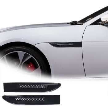 Для Jaguar XF XFL XE F-Pace F pace X761 Автомобильный Стайлинг ABS Боковое Крыло Автомобиля Вентиляционное Отверстие На Выходе Крышка Отделка Автоаксессуары 2шт