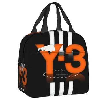 Yohji Yamamoto Термоизолированные сумки для ланча Женские Сменный контейнер для ланча для работы учебы путешествий Коробка для хранения продуктов питания