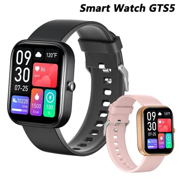 Смарт-часы GTS5 с 2,0-дюймовым экраном высокой четкости, пульсометром, кислородом в крови, мониторингом здоровья, упражнениями, звонками по Bluetooth, умными часами