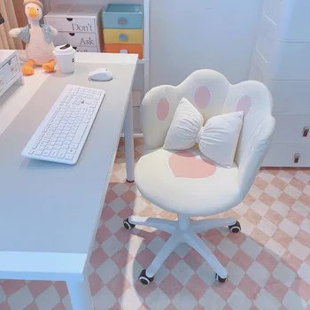 Домашний компьютерный стул подъемник для спальни вращающееся кресло письменный стол спинка стула обучение сидячему макияжу