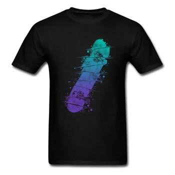 Неоновая футболка с изображением сломанного скейтборда для мужчин, высококачественная уличная одежда, мужские футболки в стиле хип-хоп, новейшие дизайнерские футболки для мужчин
