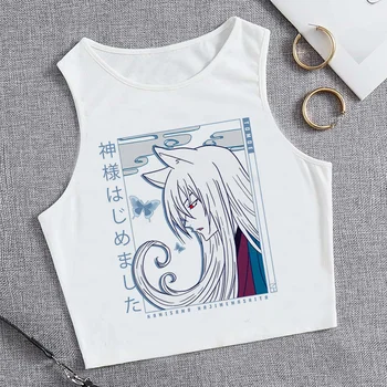 Tomoe Kamisama Kiss майка fairy grunge fairycore уличная одежда укороченный топ для девочек 90-х, дрянная милая футболка