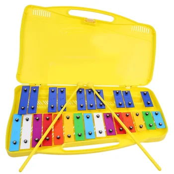 25-тональная игра на пианино, игрушки-головоломки для детей, Музыкальный инструмент Orff, Карильон, Инструменты для раннего обучения детей, пластик