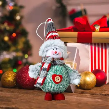 Украшение камина Подвеска Санта-Клауса, Праздничная Рождественская подвеска, Санта-Клаус, Снеговик в форме Лося, Рождественская елка, Подвешенная для дома